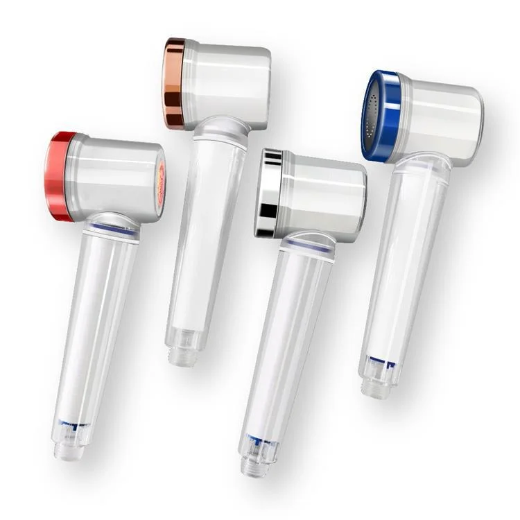 Hair dryer shaped handheld hydro pp cartridge filter bathroom shower head