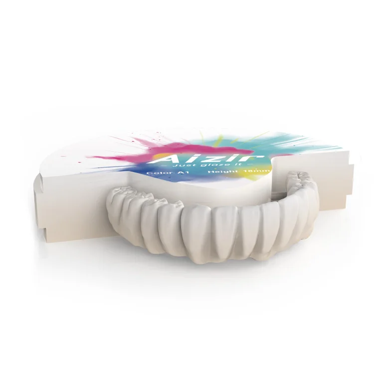 Aidite Aizir Zircon Block 98mm Cad/Cam CE ISO Certificate Dental CAD CAM Price Zirconia Block