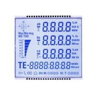 Custom Size Lcd 7 Segment Display Panel For Water Meter