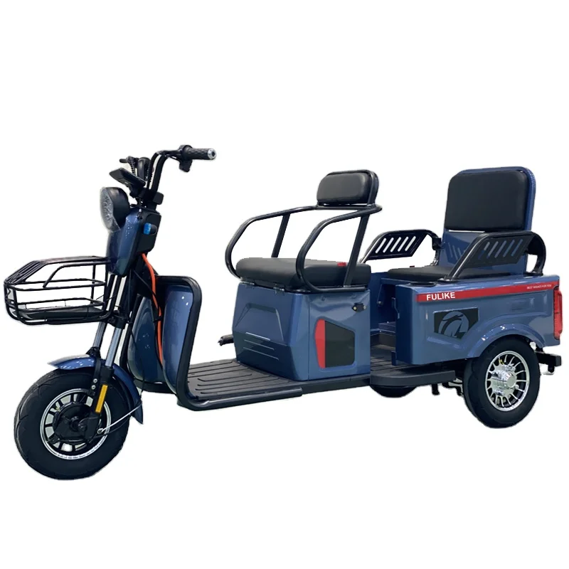 China Manufacture Thickened Frame Tricycles cargo plus white with windshield