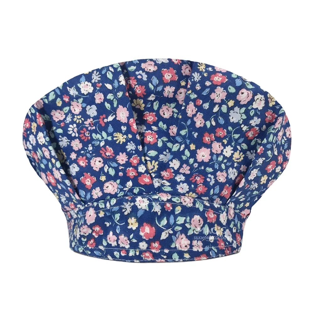 Printed Adjustable Button Work Hat Beauty Nurse Doctor Uniform Accessories Working Caps New cartoon Dentist  medical uniform