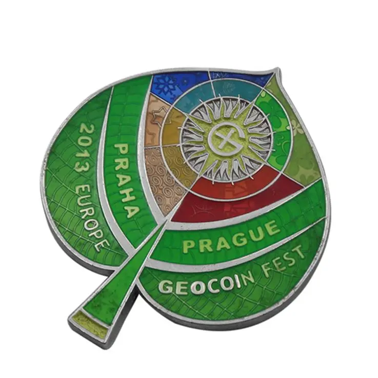 Factory Wholesale Manufacturer Custom Souvenir Gold Silver Antique Enamel Coins Zinc Alloy 3D Metal Commemorative Challenge Coin