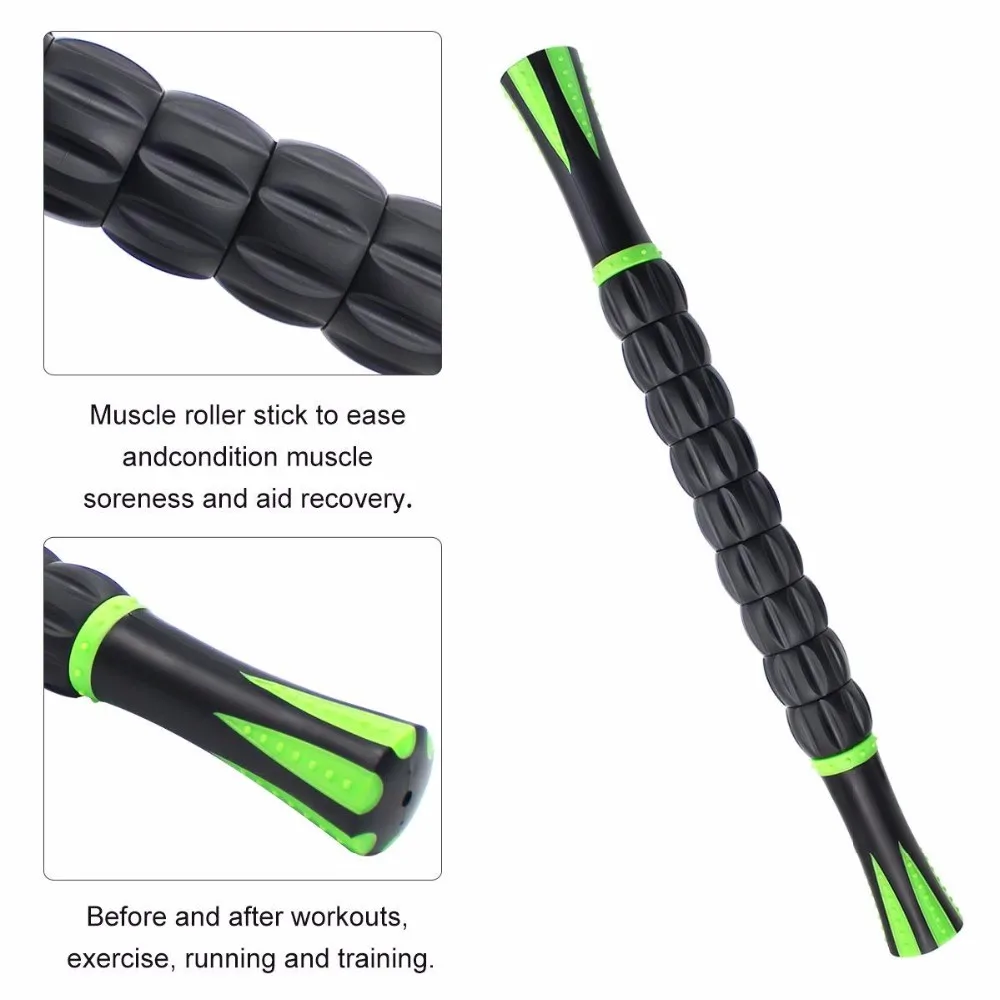 Trending products 2024 new arrivals Muscle Roller Stick Massager for Sore Muscles Painful Leg Cramps Post-Workout Reco