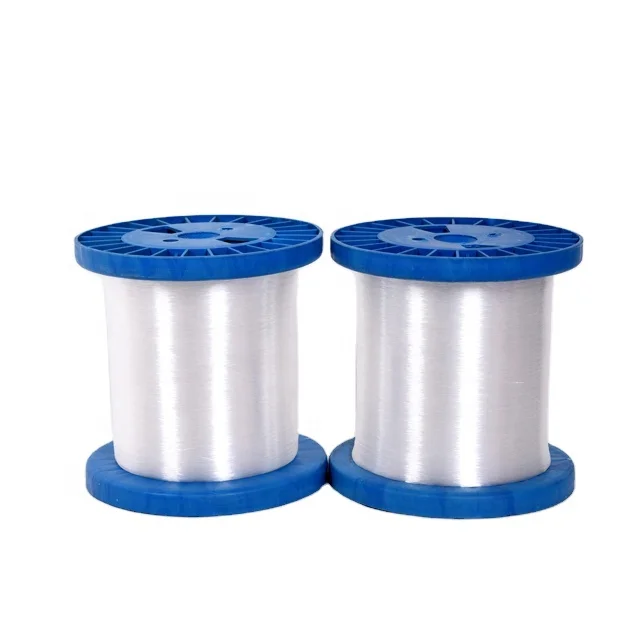 В наличии распродажа 100% пряжа из ПЭТ Высококачественная однонитевая полиэстера FDY Лидер