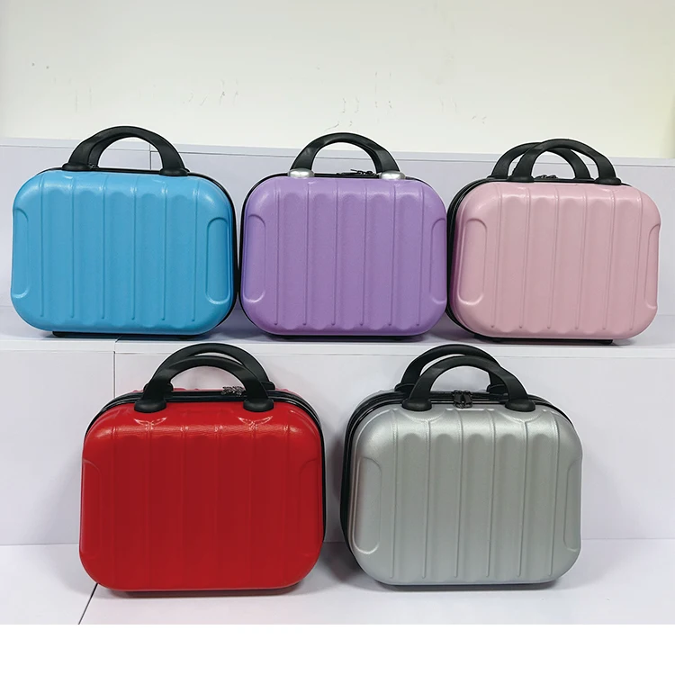 2023 New Arrival Hard Cosmetic Case 14 Inch Carry Hot Sale Gift Case Customizable Logo Made Durable ABS PC Company Gift