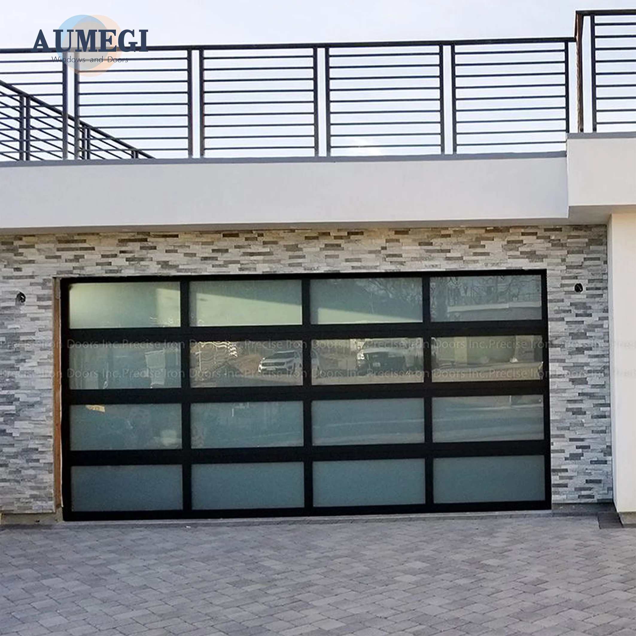 Роскошные двери гаража Aumegi темно-медные гаражные чехлы для рождественской гаражной изоляция