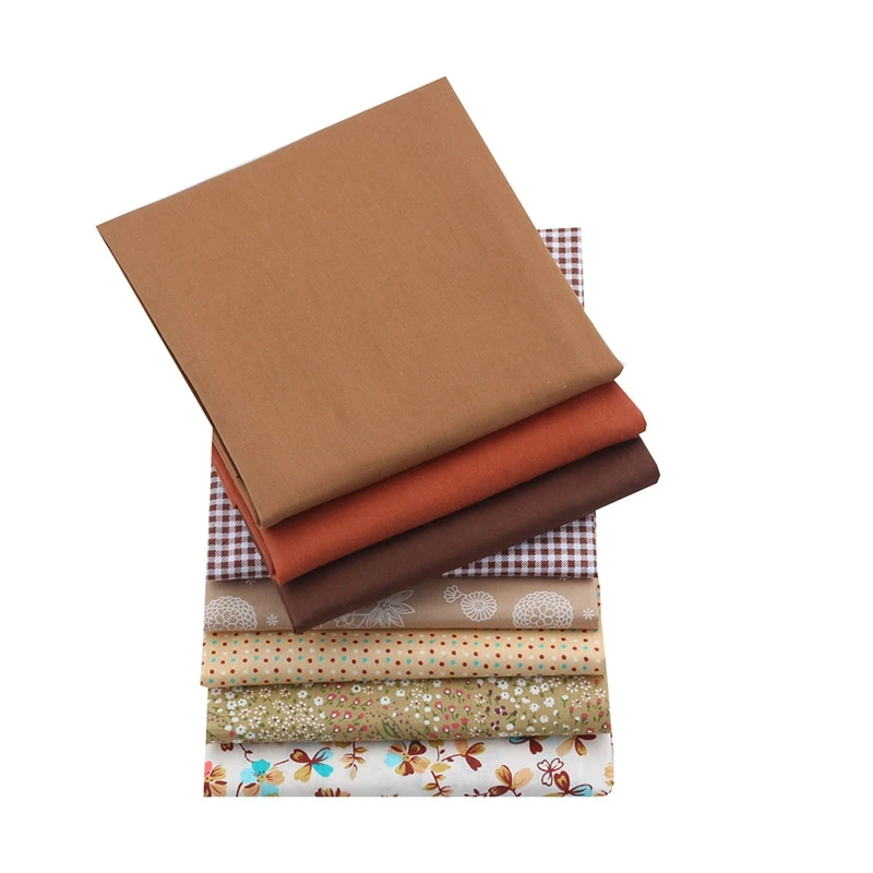 Coffee Color Fabric Cloth Of Handmade Sewing Baby Children Dress fabric