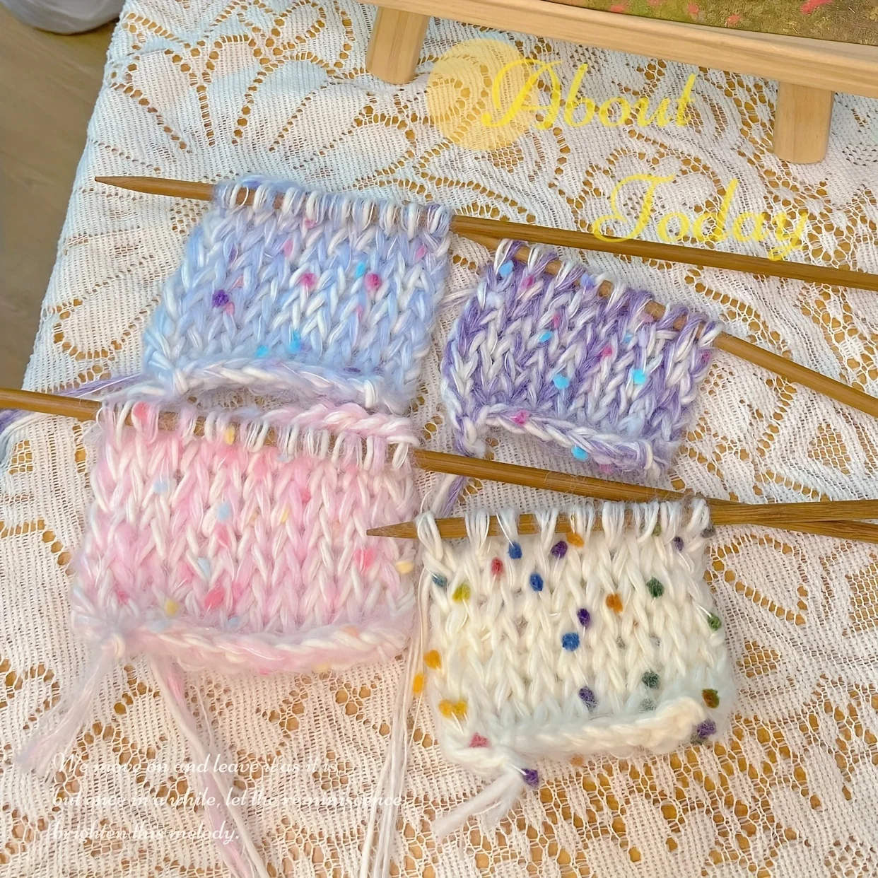 Brand New High Quality polyester knitwear yarn ping pong yarn for rug scarf knit