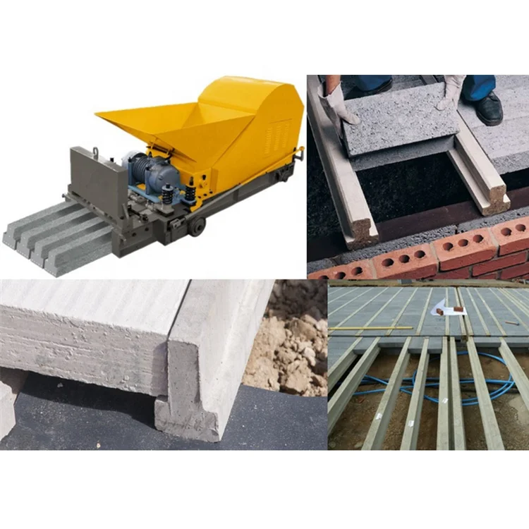 Concrete precast concrete lintel making machine Fencing Post  and floor foundation beam machine