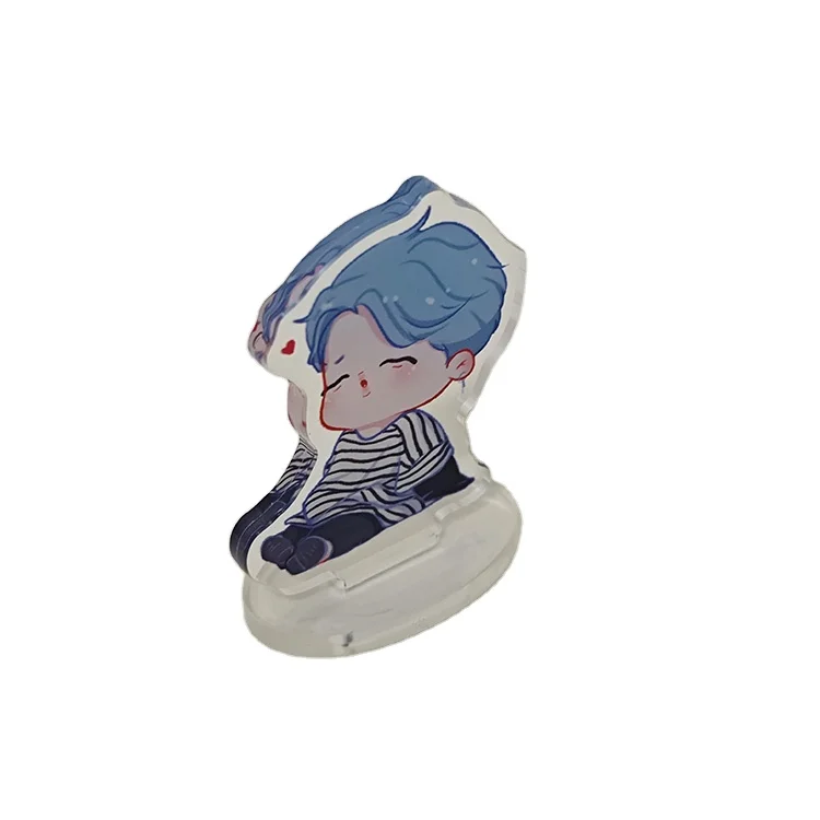Popular Custom Design Acrylic Action Figure Stand Personalized Table Standee For Display