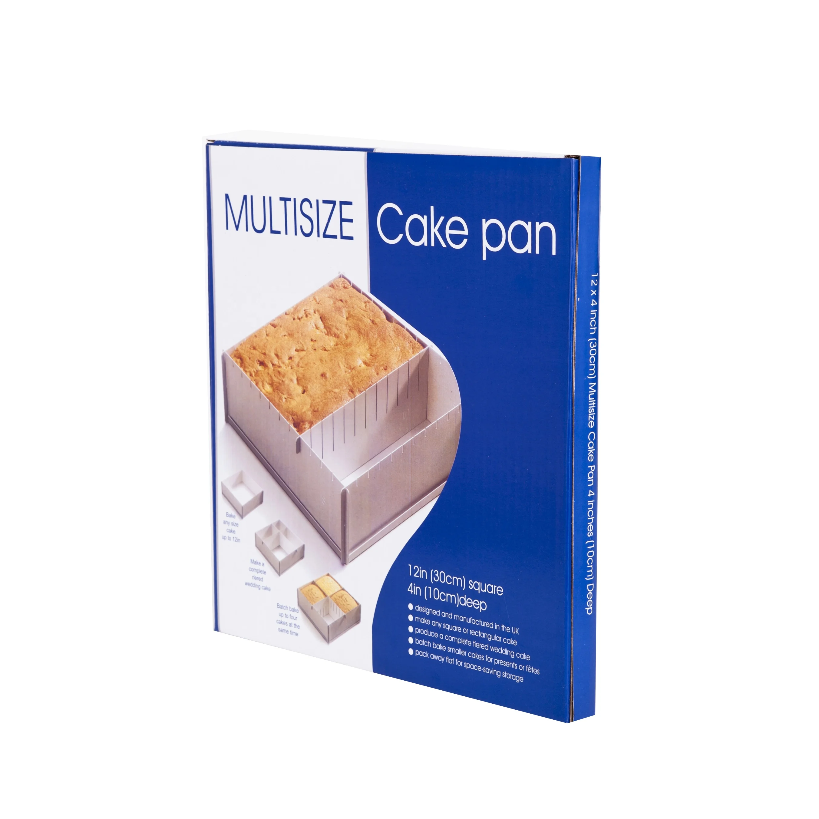 
Amazon Hot Sale Adjustable Cake Tin Pan Baking Tray Deep Foldaway 12