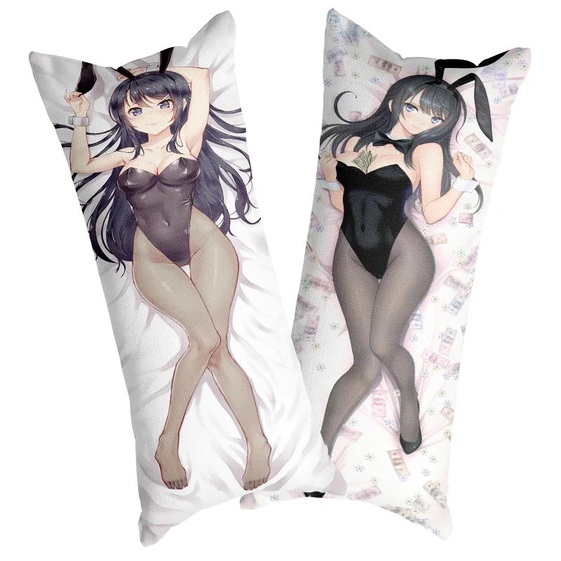 Custom Anime dakimakura pillow case plush double side kawaii anime girl body pillows