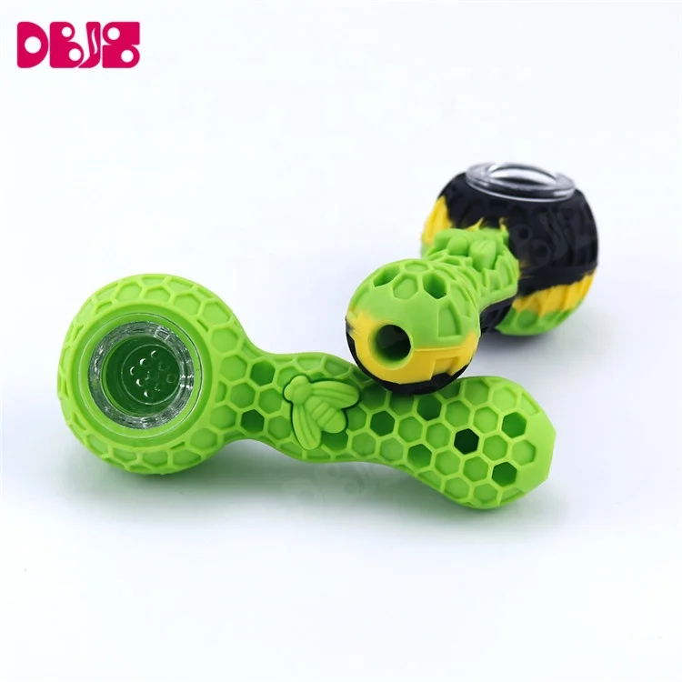 
Portable Customized Logo Silicone Water Electronic Pipe Smoking Accessories 