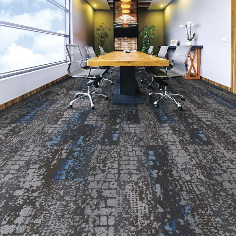 High Traffic Pp Carpet 25*100  Office Floor Bitumen Backing Carpet Tiles