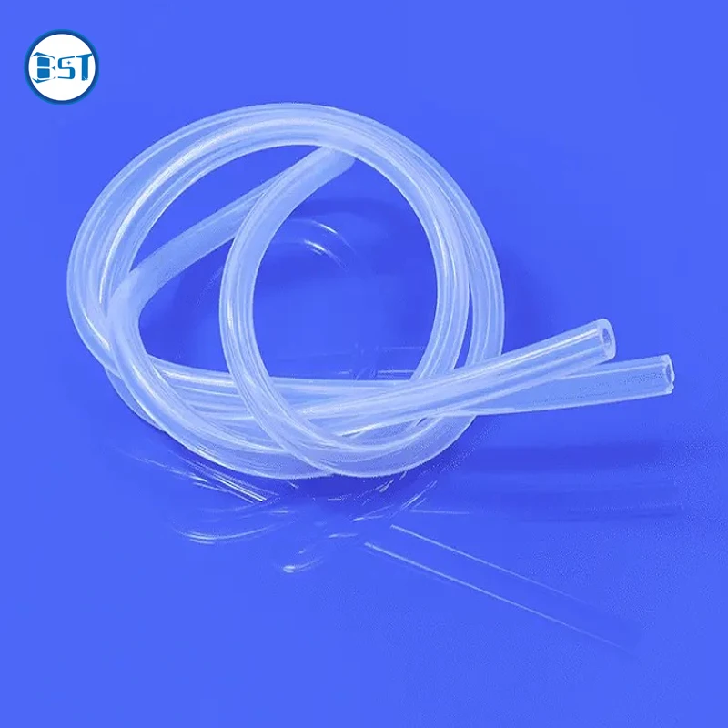 Food Grade Transparent High Temperature Resistant Elastic Circular Soft Silicone Rubber Hose Tube