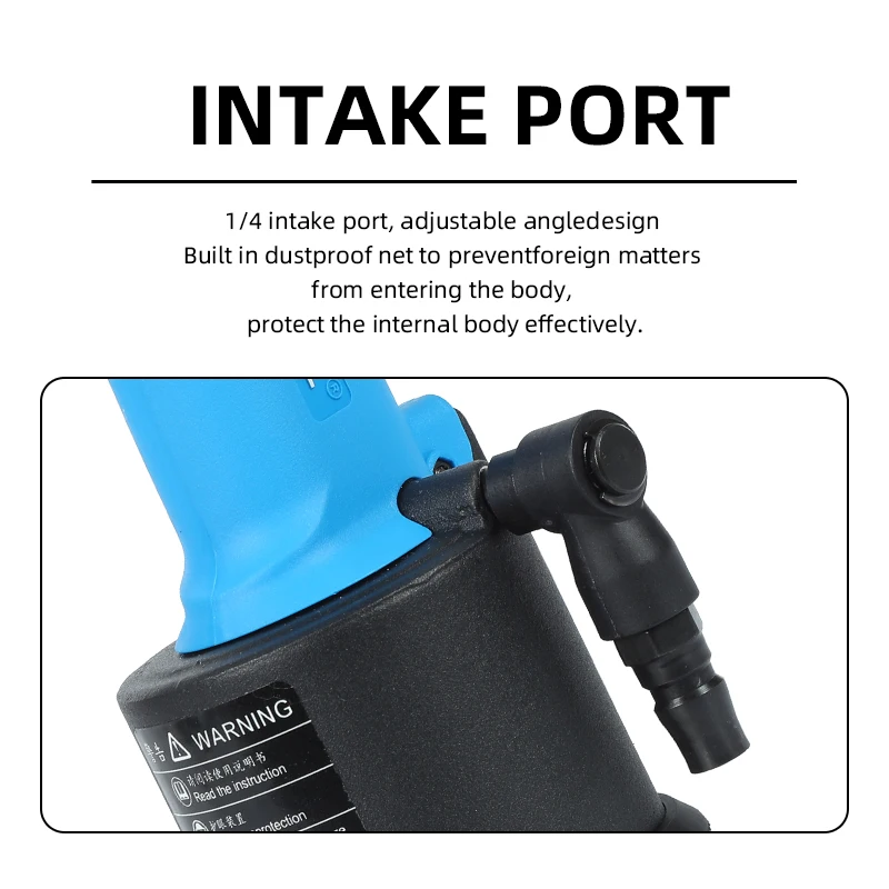 Pneumatic 4000s Rivet Gun 2.4-4.0mm Durable Pneumatic Riveting Tool Automatic Powerful Pull Force Air Riveter