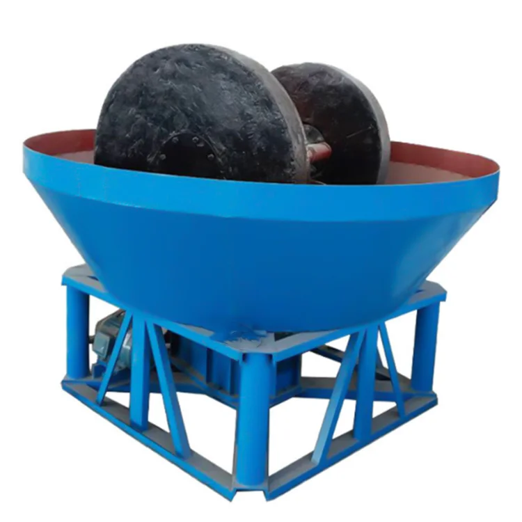 Large capacity wet pan gold grinding mill machine wet grinding mill machine for gold