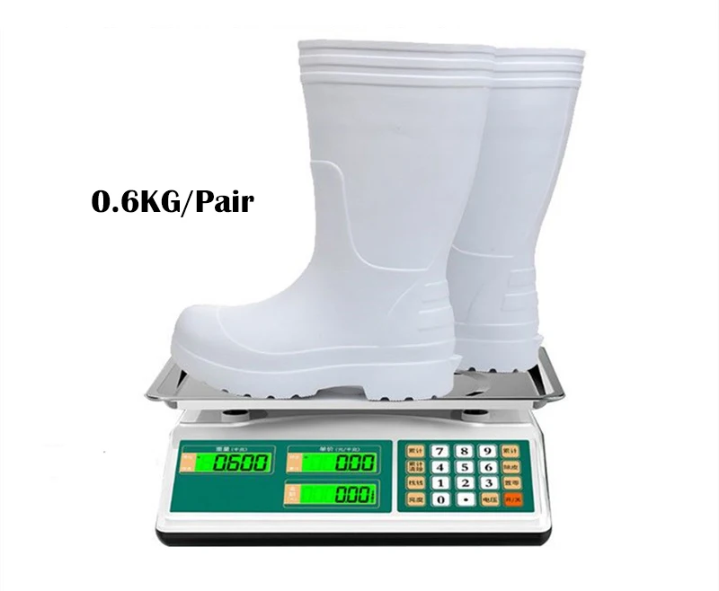 Eva Cotton Rain Boots Non Slip Oil Resistant Waterproof Food Factory Shoes Fur Lining Cold Weather Ice Warehouse Worker Boots