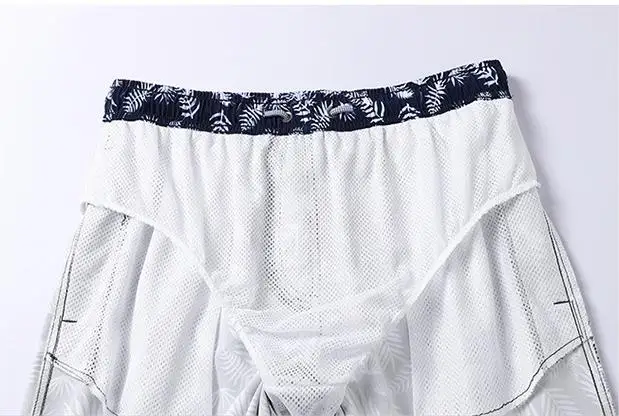 wholesale 100% polyester mesh sublimation Hawaiian breathable quick dry drawstring summer men swim shorts