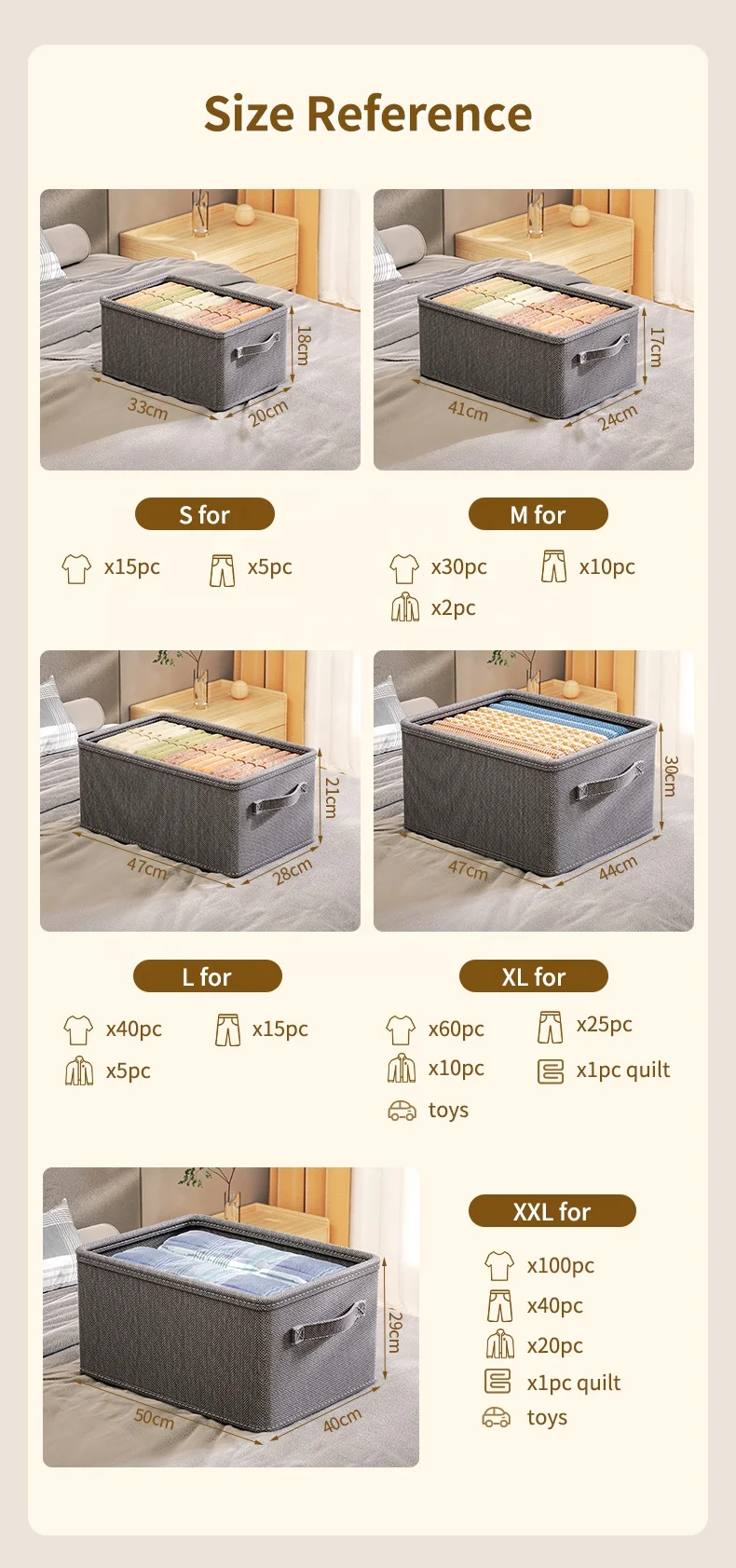 Oem China Wholesale Drawer Type Storage Box Storage Cabinet for Clothes Storage Organization Travel Laundry Basket