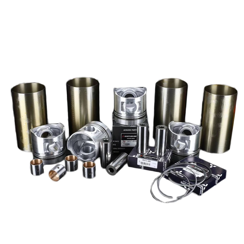 4JG1 Cylinder Liner Piston Ring Valve Gasket Bearing Bush For DH55 Engine Overhaul Parts Kit 8-97176701-0