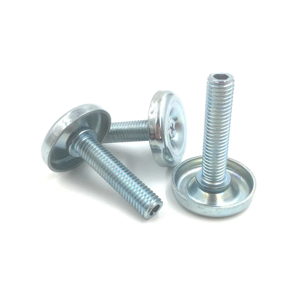 Adjustable screw in modern furniture feet