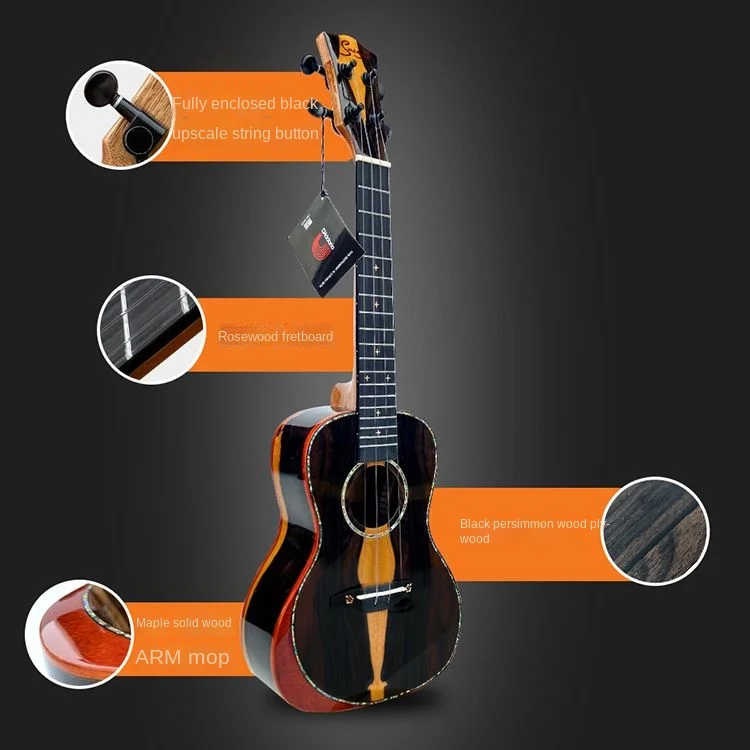 Ars-30-c Hot Sell Korea Solid Top With High Class Quality And Competitive Price Ziricote Ukulele