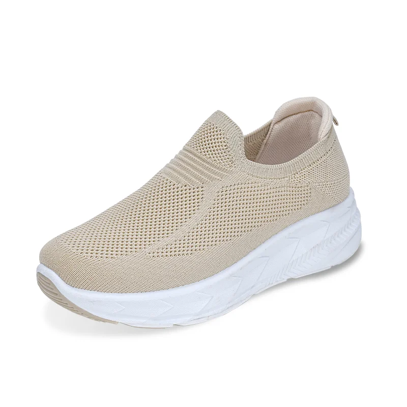 Women Mesh sports running shoes, casual soft sole, versatile trendy shoes