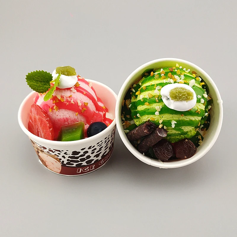 Полиуретановый 3D магнит для мороженого, чашка, торт, губка, торт, магнит на холодильник для украшения дома, дисплей еды