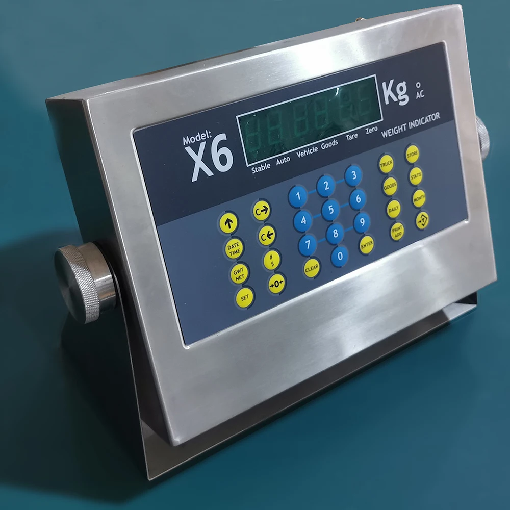 
X6 weighbridge truck scale indicator weighing terminal 
