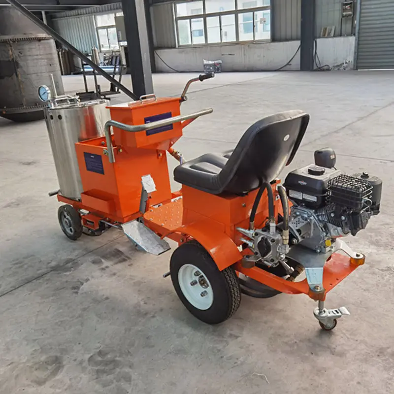 Thermoplastic line marking machine for running track traffic road marking road marking machine thermoplastic