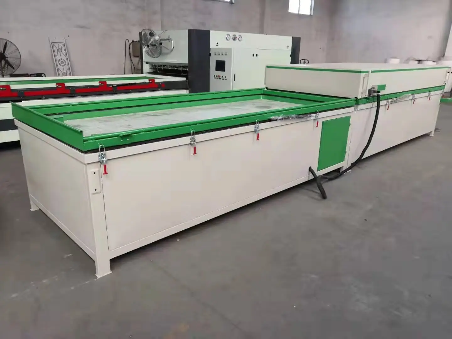 Hot Vacuum Press Laminating Machine Making Membrane Hot Press Machine 2 Tables Vacuum Forming Machine