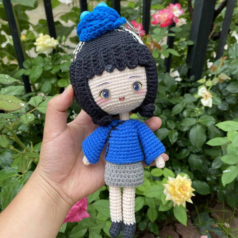Crochet crossbody bag amigurumi princess wallet crochet princess purse bag crochet princess amigurumi handmade doll coin bag