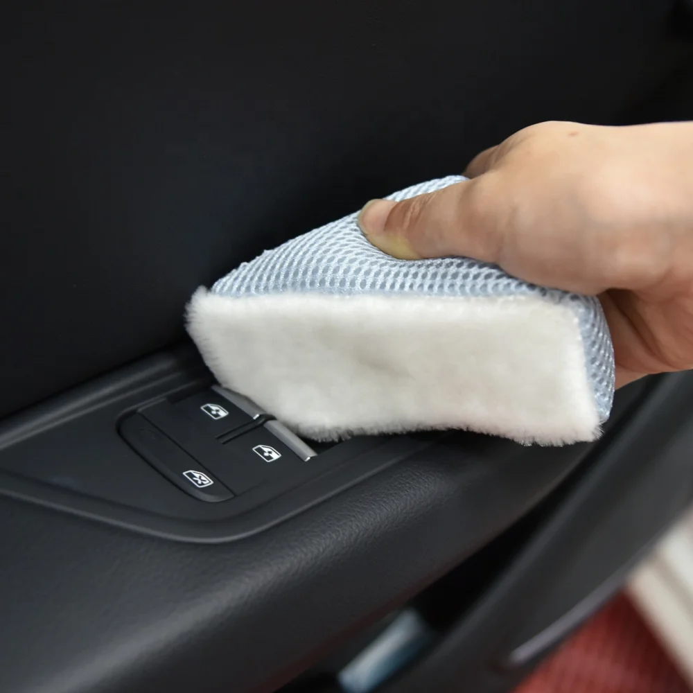 GlossOnly  Scrub Ninja Interior Scrubbing Cleaning Tool Wedge Sponge Scrubber