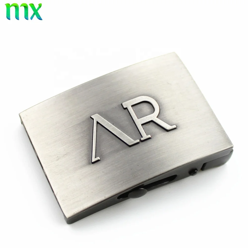 Custom canvas Web Military Slider Belt Buckle