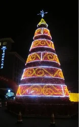 KG Xmas In Stock arboles de navidad gigantes Huge Pre-lit  Christmas Tree 3M 5M 10M Large Christmas Tree For Shopping Mall