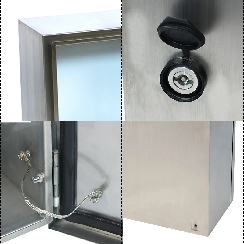 Outdoor Power Distribution Box Sheet Metal Enclosure Panel Box Stainless Steel Enclosure Box IP66