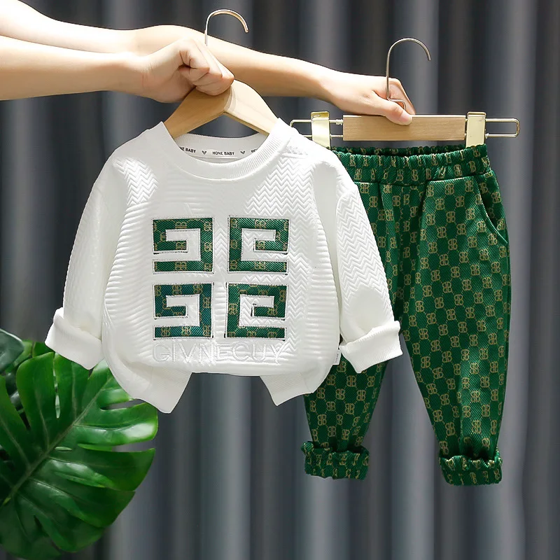 Boys Clothing Sets Winter Casual Style Toddler Boys Clothing Sets Pullover Boys Clothing Sets