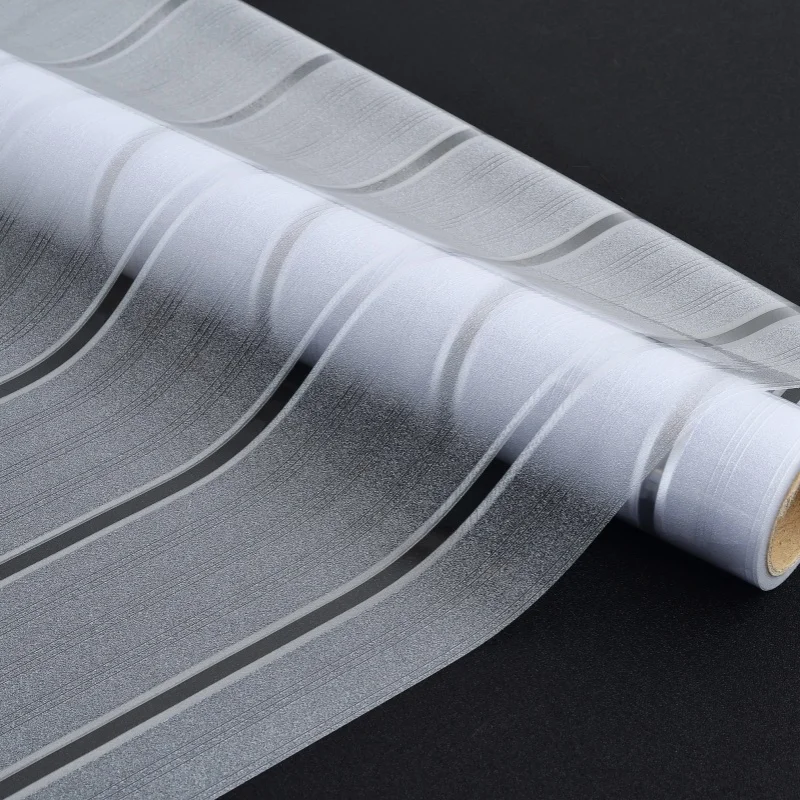 Factory Price Matt Frosted Self Adhesive Glass Vinyl For Decoration Static Window Film Embossed Window Film