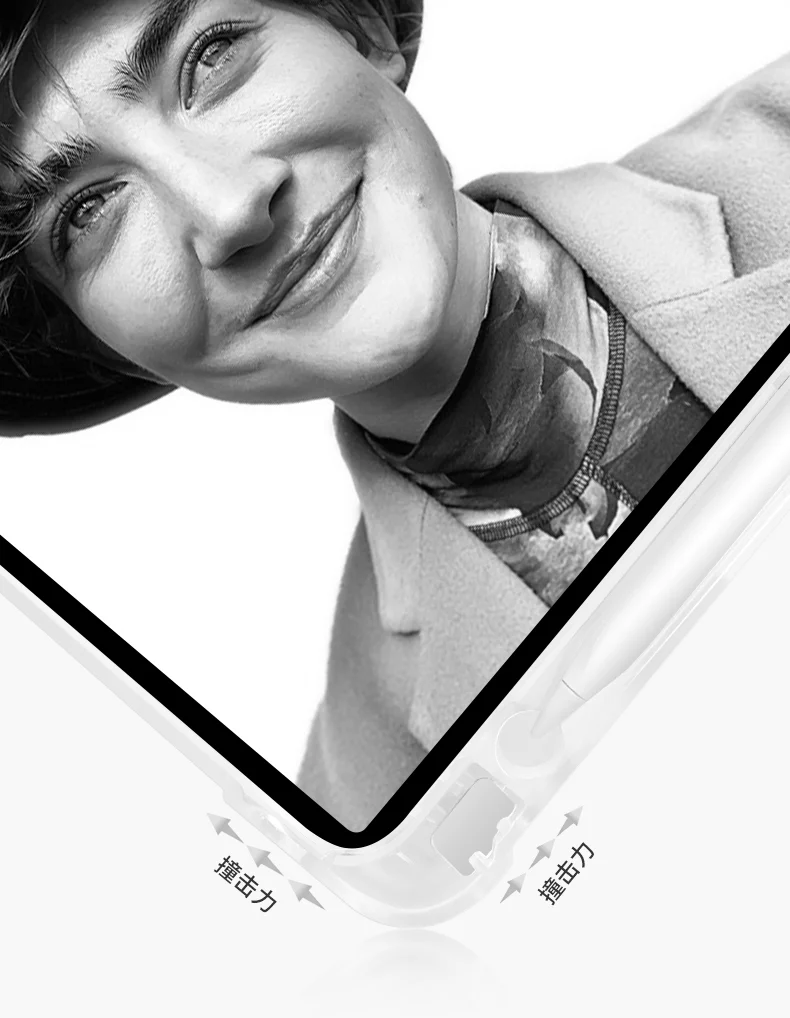 Прозрачный пенал чехол для Apple iPad 10 2 7-го