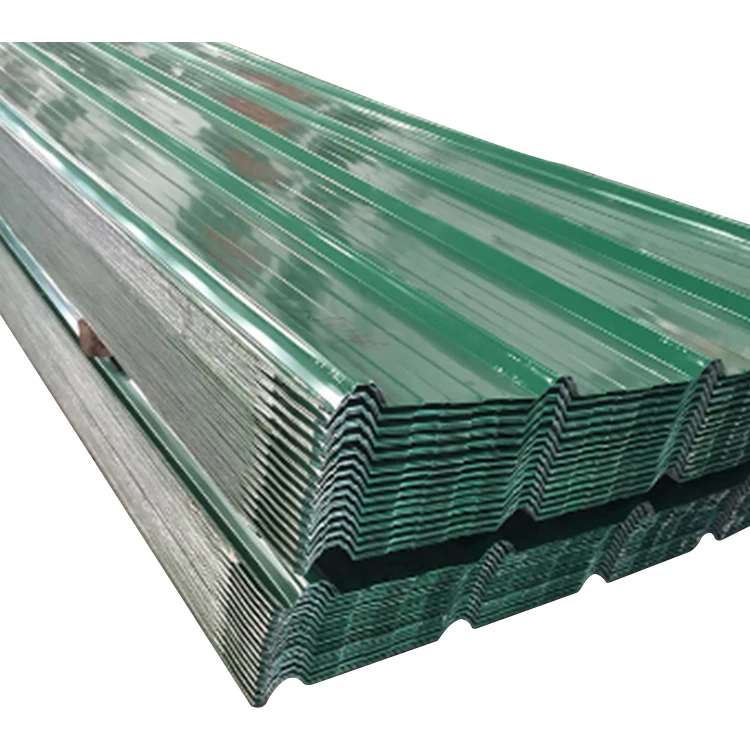 Factory low price galvanized Zinc Coated corrugated steel metal roofing sheet