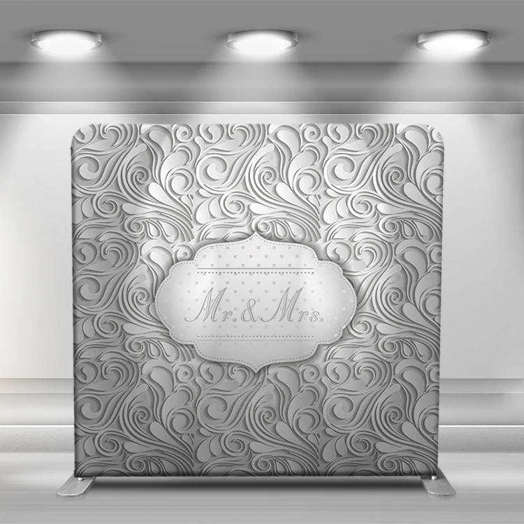 Прочная 8-футовая алюминиевая трубчатая подставка Натяжная ткань наволочка чехол фотобудка фон