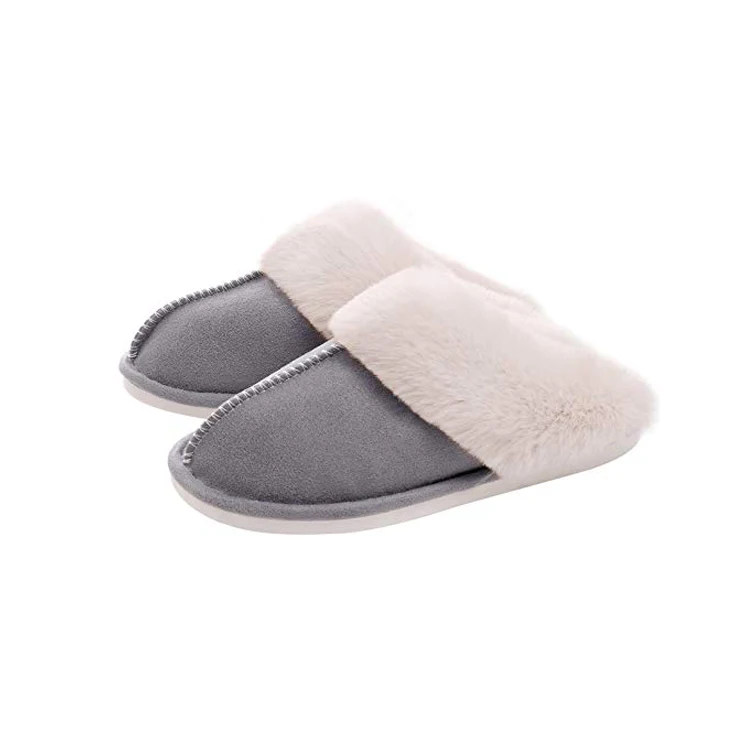 Модные теплые хлопковые плюшевые туфли флисовые пушистые дамские домашние тапочки на плоской подошве для спальни зимние женские домашние тапочки