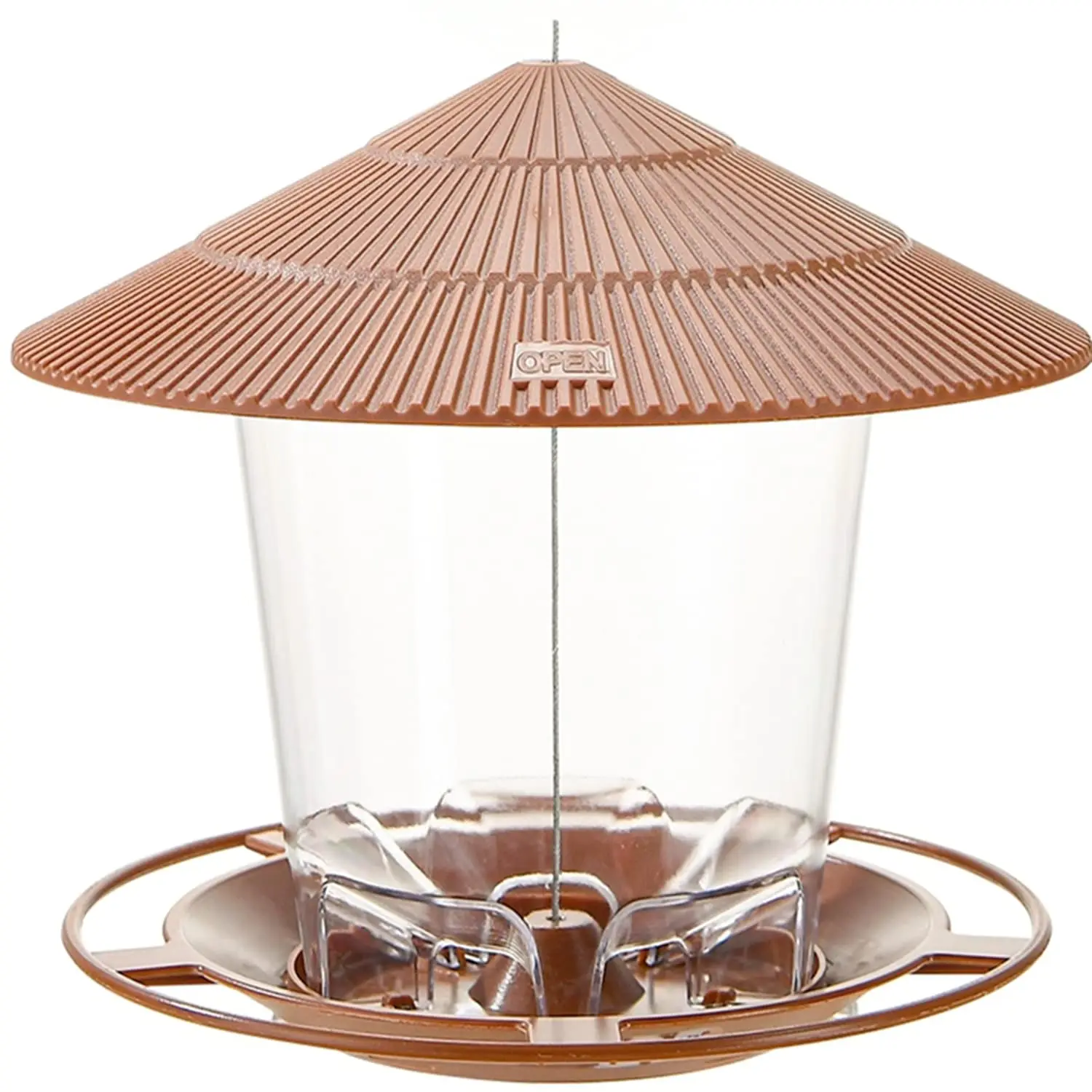 ODM/OEM, Кормушка Для Колибри, популярная садовая Автоматическая миска для домашних животных, Экологически чистая полипропиленовая вода квадратной формы для птиц