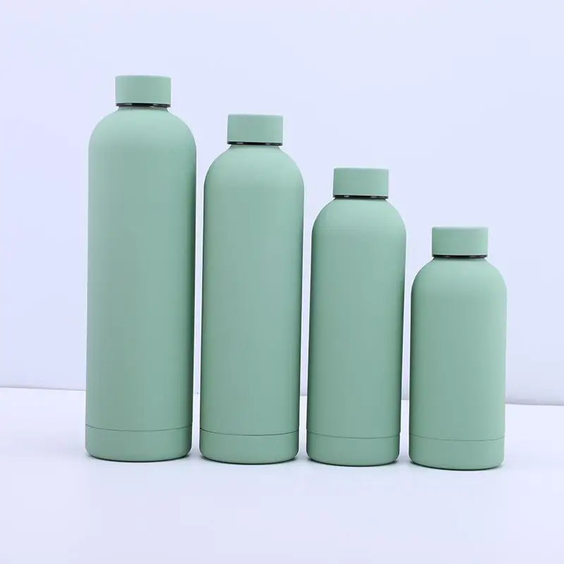 Various colors 17oz 25oz 32oz outdoor water bottle double wall vacuum insulated custom logo 500ml stainless steel wholesale bulk