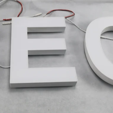 realestate advertising light box ss aluminum channel letter laser welder