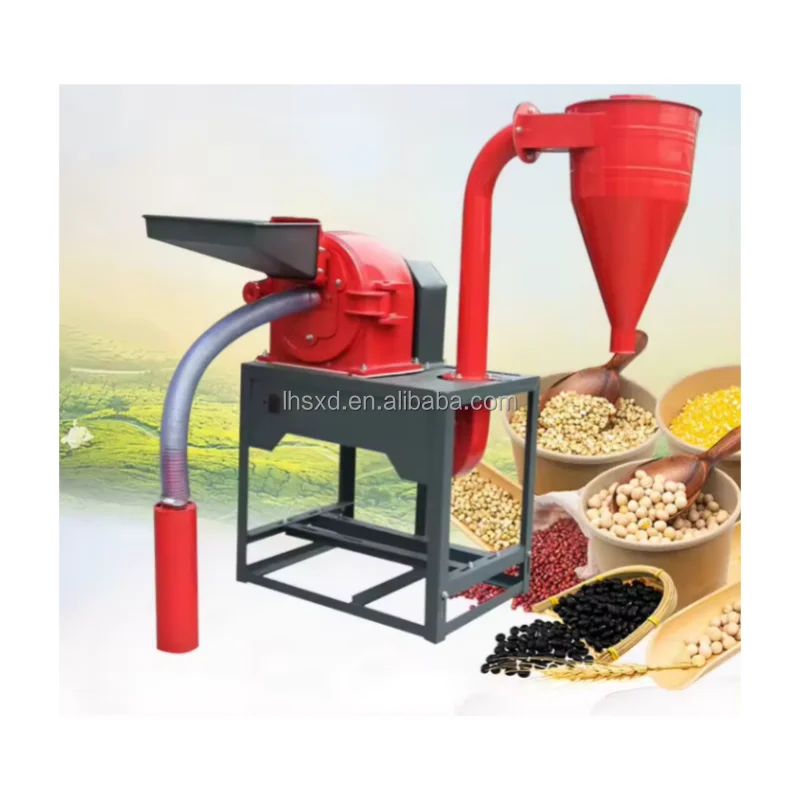 Corn grinder maize milling machine/Hammer mill crusher machine for animal feed/Grain flour mill machinery corn grinding machine