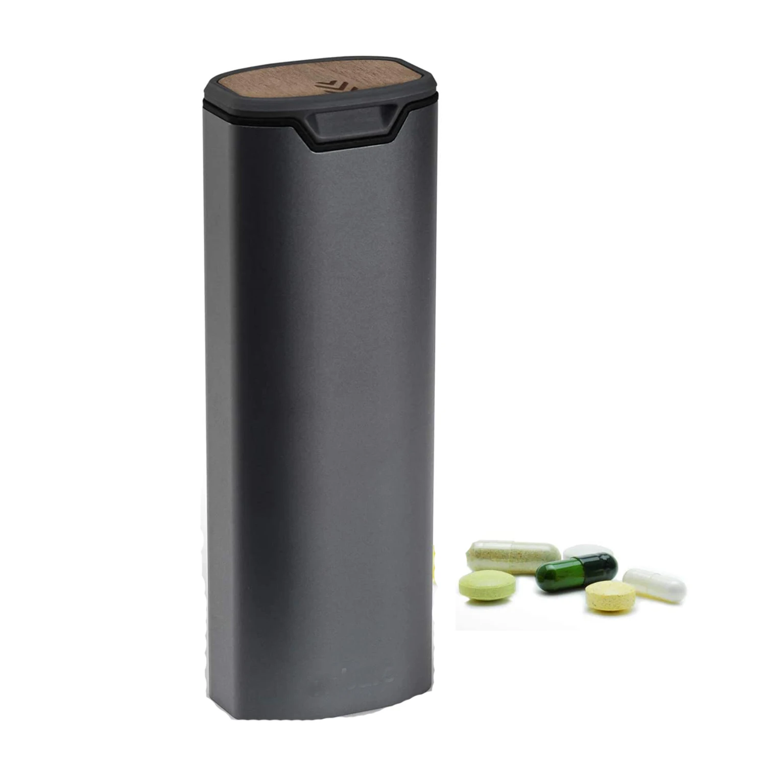 Pill storage cases Portable smart aluminium food grade material pill box 7 days pill organizer (1600469393773)