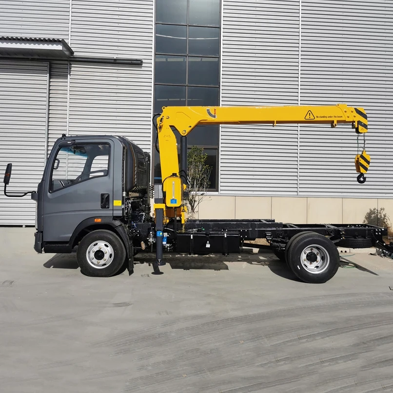 Factory Price Newest 3.2Ton 3200Kg Hydraulic Cargo Truck Crane Hydraulic Lorry Crane Truck Mounted Crane