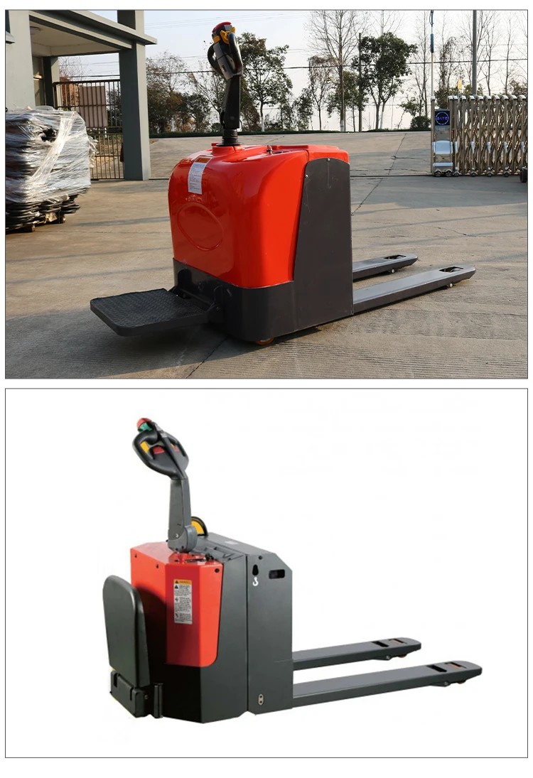 on sale Full Electric Pallet Jack the curve automatically slow down electric pallet trolley easy to operate